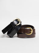 THE CROCO BRWN BELT
