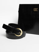 THE CROCO BLK SET