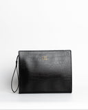 THE CROCO BLK POUCH