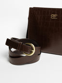 THE CROCO BRWN SET