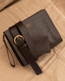 THE CROCO BRWN SET