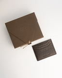 THE CROCO BRWN HOLDER